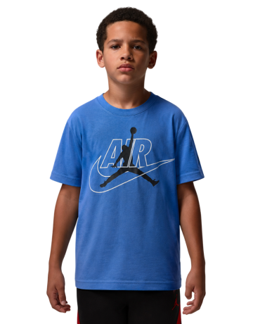 Jordan Kids Air Swoosh Jumpman T-shirt "True Blue"