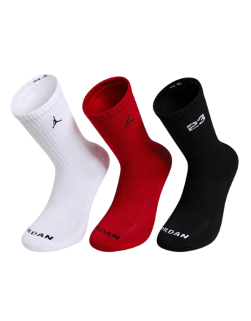 Jordan Kids Baseline Crew Socks "Gym Red"