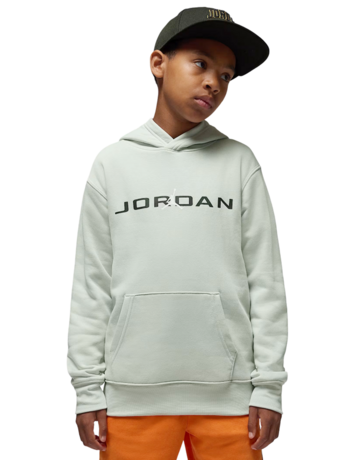 Jordan Kids Baseline Pullover Hoodie "LT Silver"
