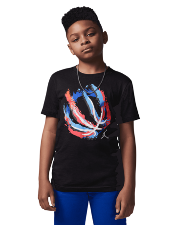 In den Einkaufswagen Jordan Kids Basketball Fire SS Tee "Black" Jordan Kids Basketball Fire SS Tee "Black"