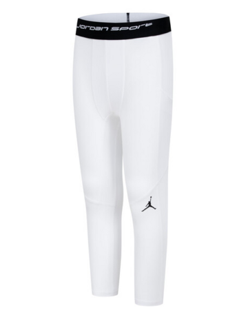 Jordan Kids Dri-FIT MJ Sport Compression Tights "White"