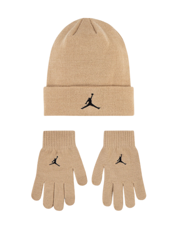 Jordan Kids Jan Essentials Beanie and Gloves 2Pieces "Hemp"