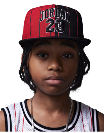 Jordan Kids JBD 23 Jersey Flatbrim Cap "Gym Red-Black"