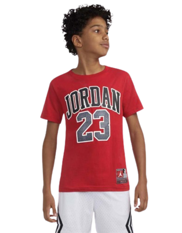 Jordan Kids JDB 23 Praxis Flight Tee "Gym Red"
