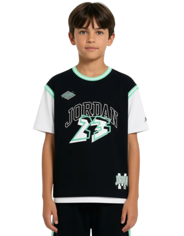 Jordan Kids JDB Dinasty Jersey T-shirt "Black"