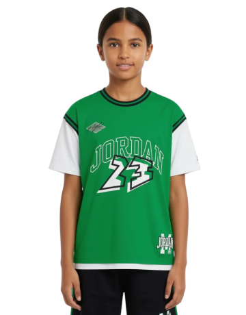 Jordan Kids JDB Dinasty Jersey T-shirt "Lucky Green"