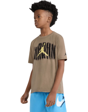 Jordan Kids JDB Distressed SS Tee "Khaki"