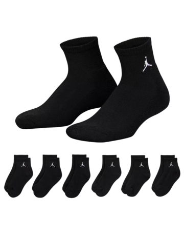 In den Einkaufswagen Jordan Kids JDB Everyday Essentials Ankle 6 PPack Socks "Black" Jordan Kids JDB Everyday Essentials Ankle 6 PPack Socks "Black"
