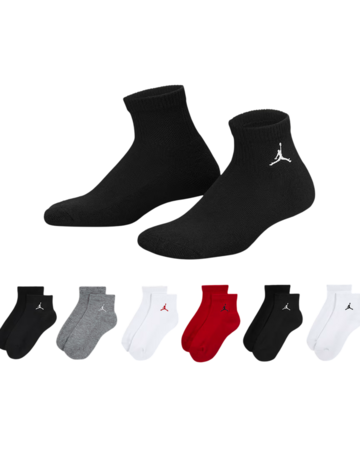 In den Einkaufswagen Jordan Kids JDB Everyday Essentials Ankle 6 PPack Socks "Gym Red" Jordan Kids JDB Everyday Essentials Ankle 6 PPack Socks "Gym Red"