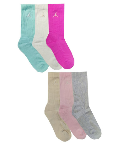 Jordan Kids JDB Alltag Essentials Crew 6 PPack Socken "Fire Pink"