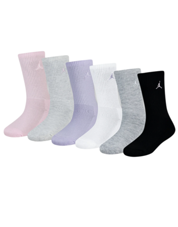 In den Einkaufswagen Jordan Kids JDB Everyday Essentials Crew 6 PPack Socks "Pink Foam" Jordan Kids JDB Everyday Essentials Crew 6 PPack Socks "Pink Foam"