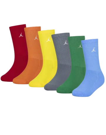 Jordan Kids JDB Everyday Essentials Crew 6 PPack Socken "Starfish"