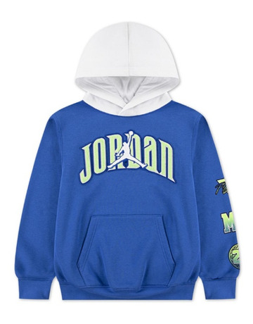 Jordan Kids JDB GAMETIME FLEECE Hoodie  "BLUE"