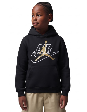 Jordan Kids JDB MJ Air Swoosh Jumpman Hoodie "Black-Gold"