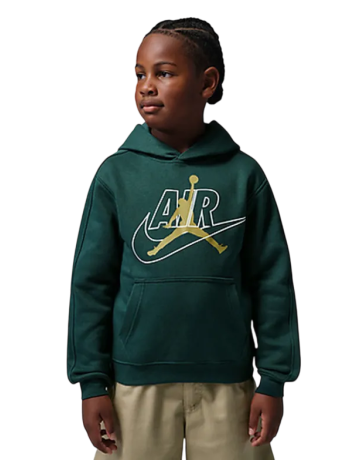 Jordan Kids JDB MJ Air Swoosh Jumpman Hoodie "Midnight Spruce"