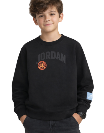 Jordan Kids JDB MJ Dynasty Fleece Terry Crew "Black"