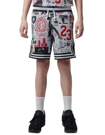 Jordan Kids JDB Printed Sport Diamond Shorts "Neutral Grey"