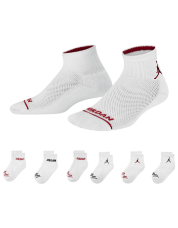 Jordan Kids JHB Legend Knöchel 6 PPack "Weiß"
