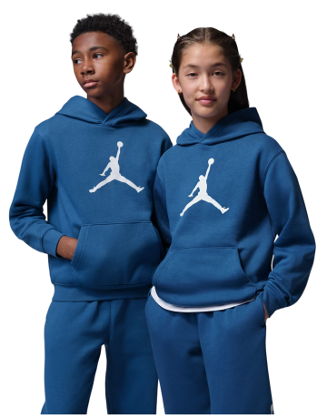 Jordan Kids Jumbo Jumpman Fleece Hoodie "True Bule"