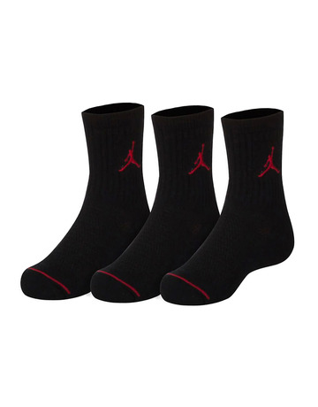 Jordan Kids Jumpman Crew Socken 3 Paar (27-35) "Schwarz"