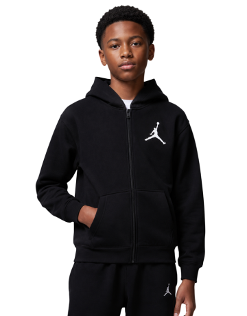 Jordan Kids Jumpman Essential Fleece Full-Zip Hoodie "Black"