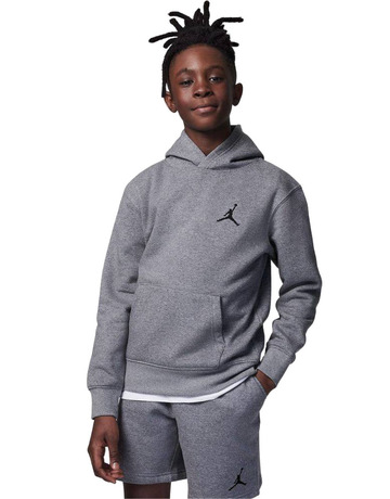 In den Einkaufswagen Jordan Kids MJ Essentials Pullover Hoodie "Carbon Heather" Jordan Kids MJ Essentials Pullover Hoodie "Carbon Heather"