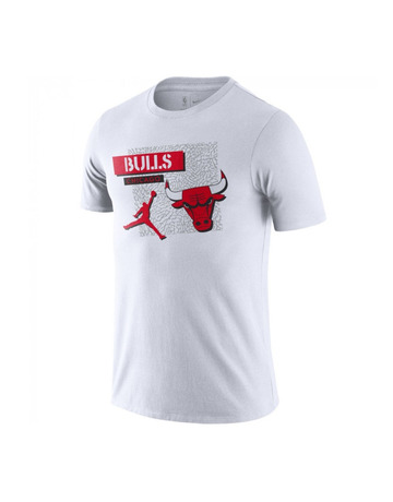 Jordan NBA Chicago Bulls Dri-FIT T-Shirt "White"