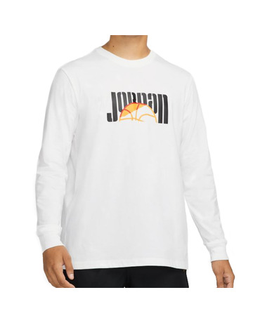 Jordan Sport DNA Langarm T-Shirt "White"