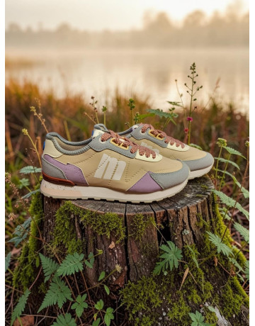 Mustang Sneakers Joggo "Beige Plity Azul"