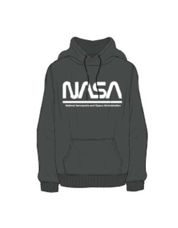 Nasa Logo Kapuzenpullover "N05H-Black"