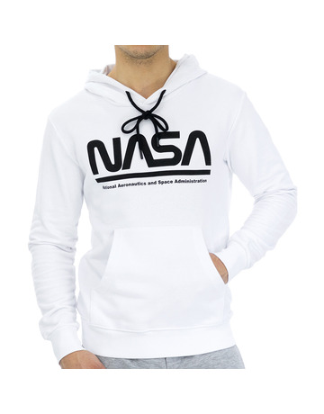 Nasa Logo Kapuzenpullover "N05H-White"