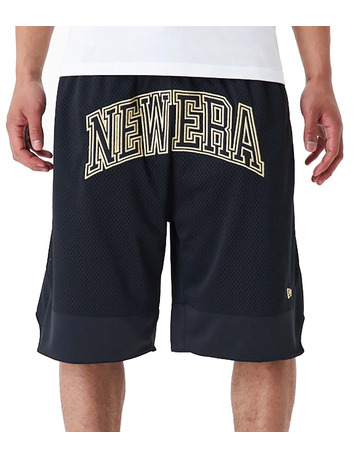 Neue Era Arch Logo Mesh Shorts "Black"