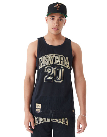 Neu Era Arch Logo Mesh Tank Top "Schwarz"