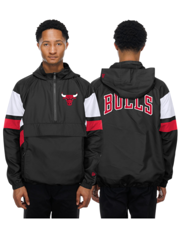 New Era Chicago Bulls H1 Quarter-ZIP 2984 Anorak Windbreaker