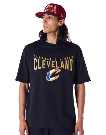 Neu Era Cleveland Cavaliers NBA Paris Spiele Überdimensionales T-Shirt