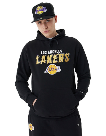 In den Einkaufswagen New Era L.A. Lakers Team Script Oversized Hoodie New Era L.A. Lakers Team Script Oversized Hoodie
