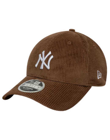 New Era MLB NY Yankees Cord 9FORTY M-Crown Adjustable Cap "Brown"