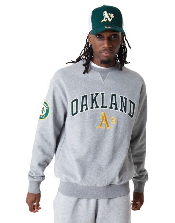 Neu Era MLB Oakland Athletik Großes Logo Crew Neck Sweatshirt