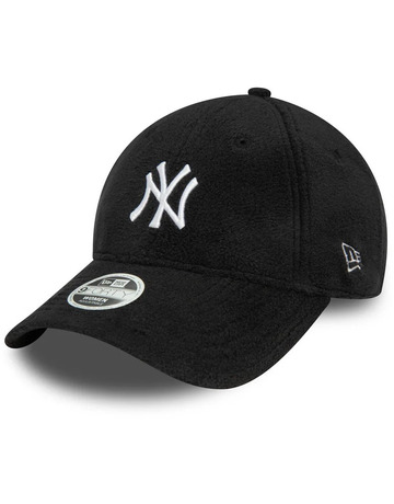 New Era MLB Womens NY Yankees Cosy 9FORTY Einstellbare Kappe "Schwarz"