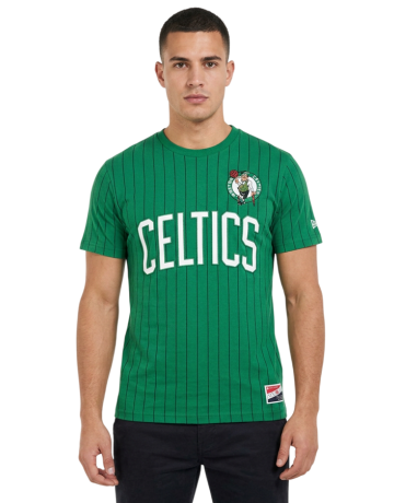 New Era NBA Boston Celtics H1 Pinstriped SS Tee