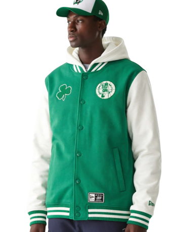 New Era NBA Boston Celtics Hardwood Classics College Hooded Jacket "Green"