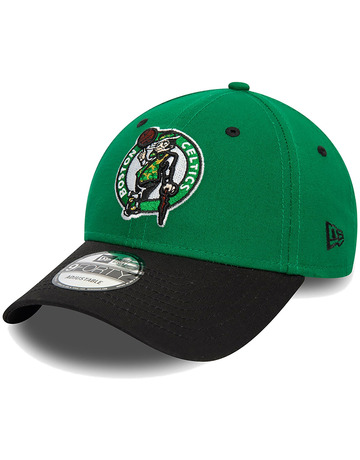 Neu Era NBA Boston Celtics Seitenaufnäher 9FORTY Einstellbare Kappe