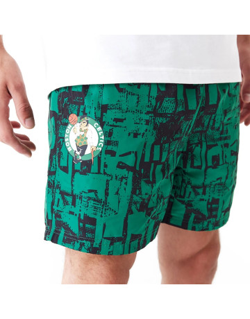 Neu Era NBA Boston Celtics Team Alle Over Print Shorts