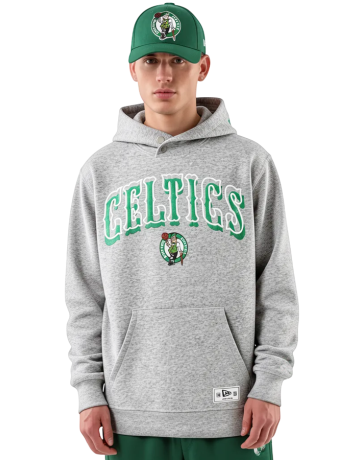 New Era NBA Boston Celtics Varsity Pollover Hoodie "Heather Gray"