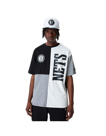 Neue Ära NBA Brooklyn Netze schneiden und sew überdimensionale Tee