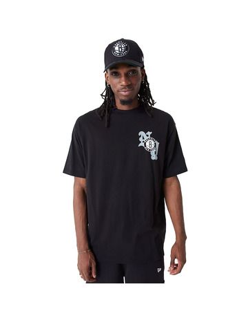 New Era NBA Brooklyn Nets Team Graphic Oversized T-Shirt