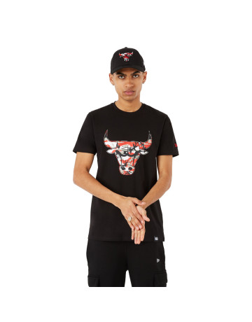 New Era NBA Chicago Bulls Camo Logo T-Shirt