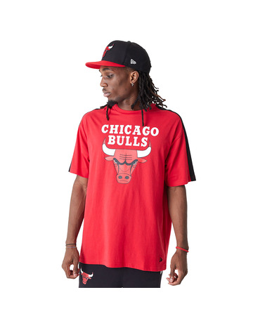 Neu Era NBA Chicago Bulls Farbe Block überdimensionales T-Shirt