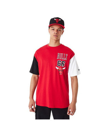 Neu Era NBA Chicago Bulls Schnitt Sew überdimensionales T-Shirt