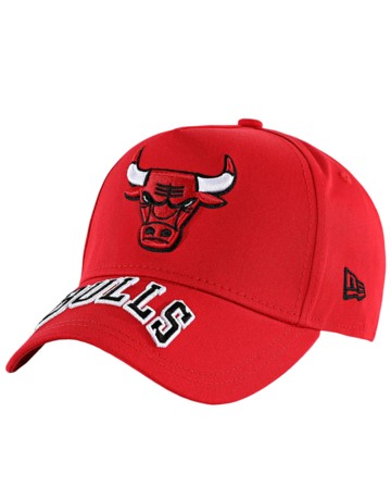 New Era NBA Chicago Bulls Eframe Visor Hit Adjustable Cap